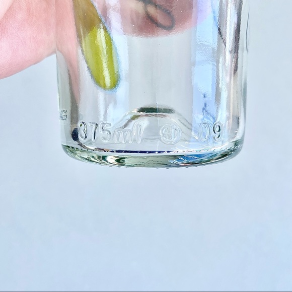 New handmade painted glass enamel oil bottle kitchen dining - Picture 8 of 9